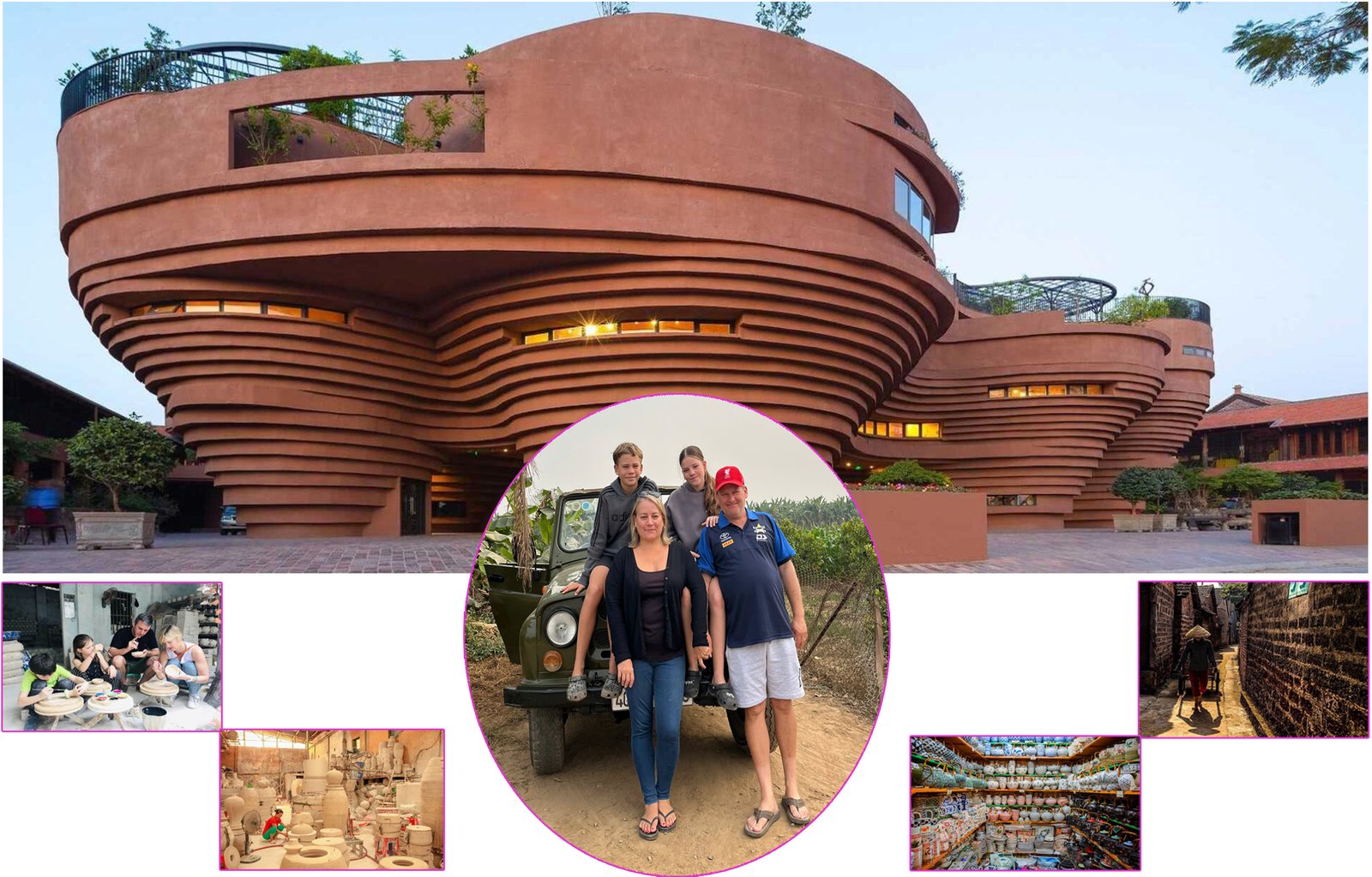 Hanoi Countryside Biking Tour Bat Trang Village 1 Day
